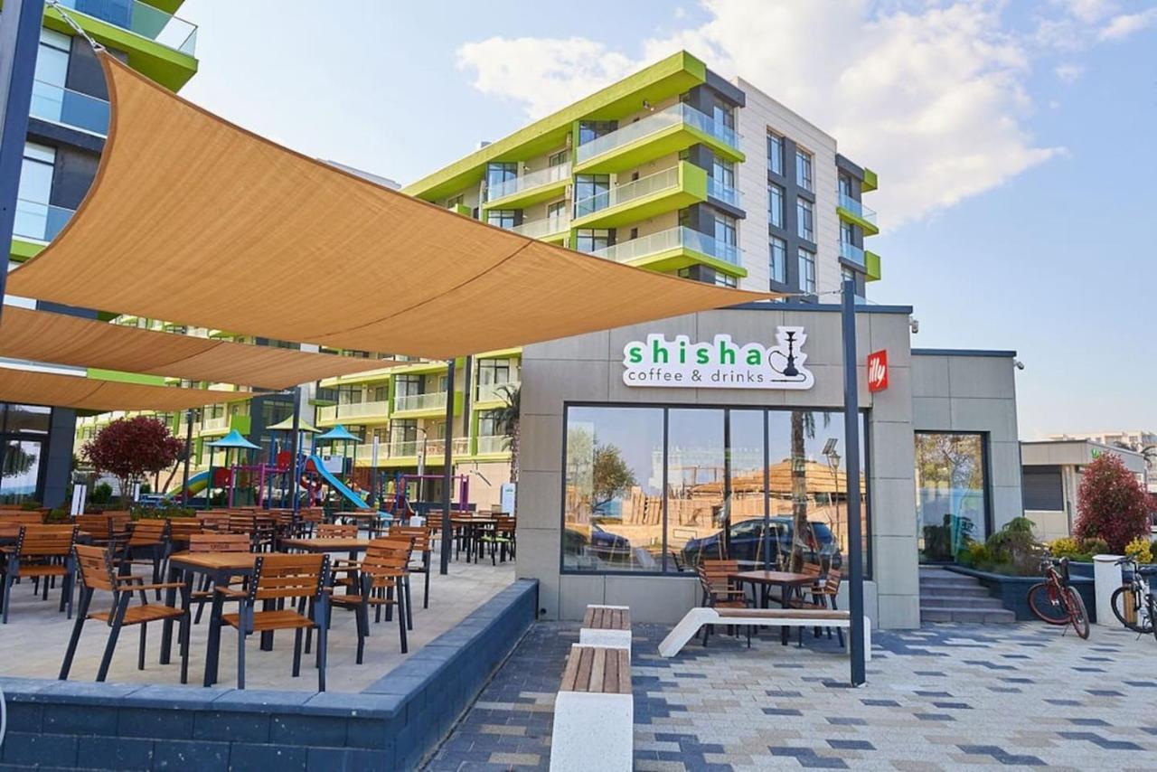 Baby Sea View And Pools Apartment- Mamaia Beach Resort Navodari Bagian luar foto
